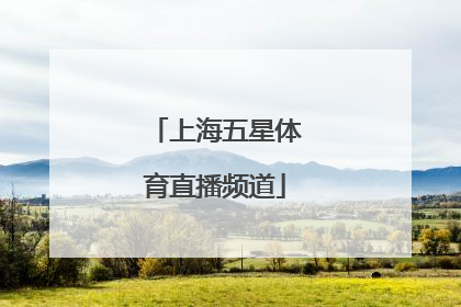 「上海五星体育直播频道」上海五星体育直播app下载