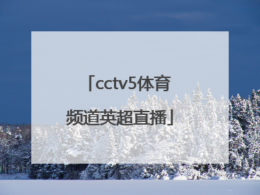 「cctv5体育频道英超直播」英超高清免费直播CCTV5